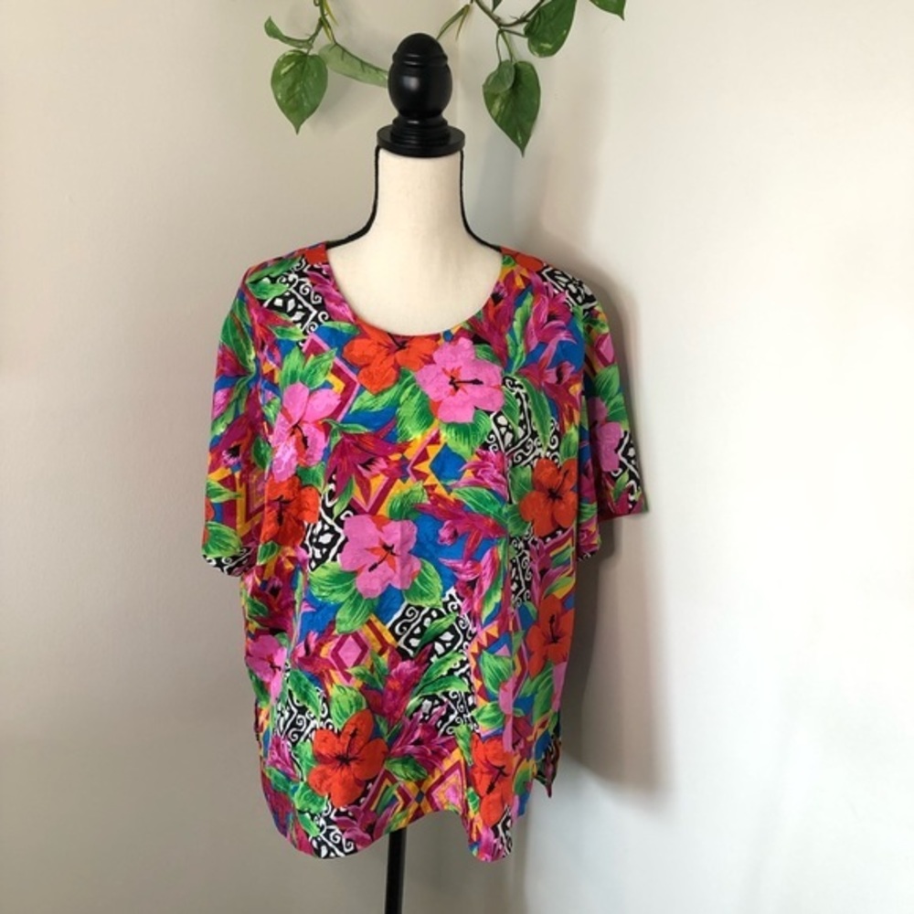Vintage Floral Blouse